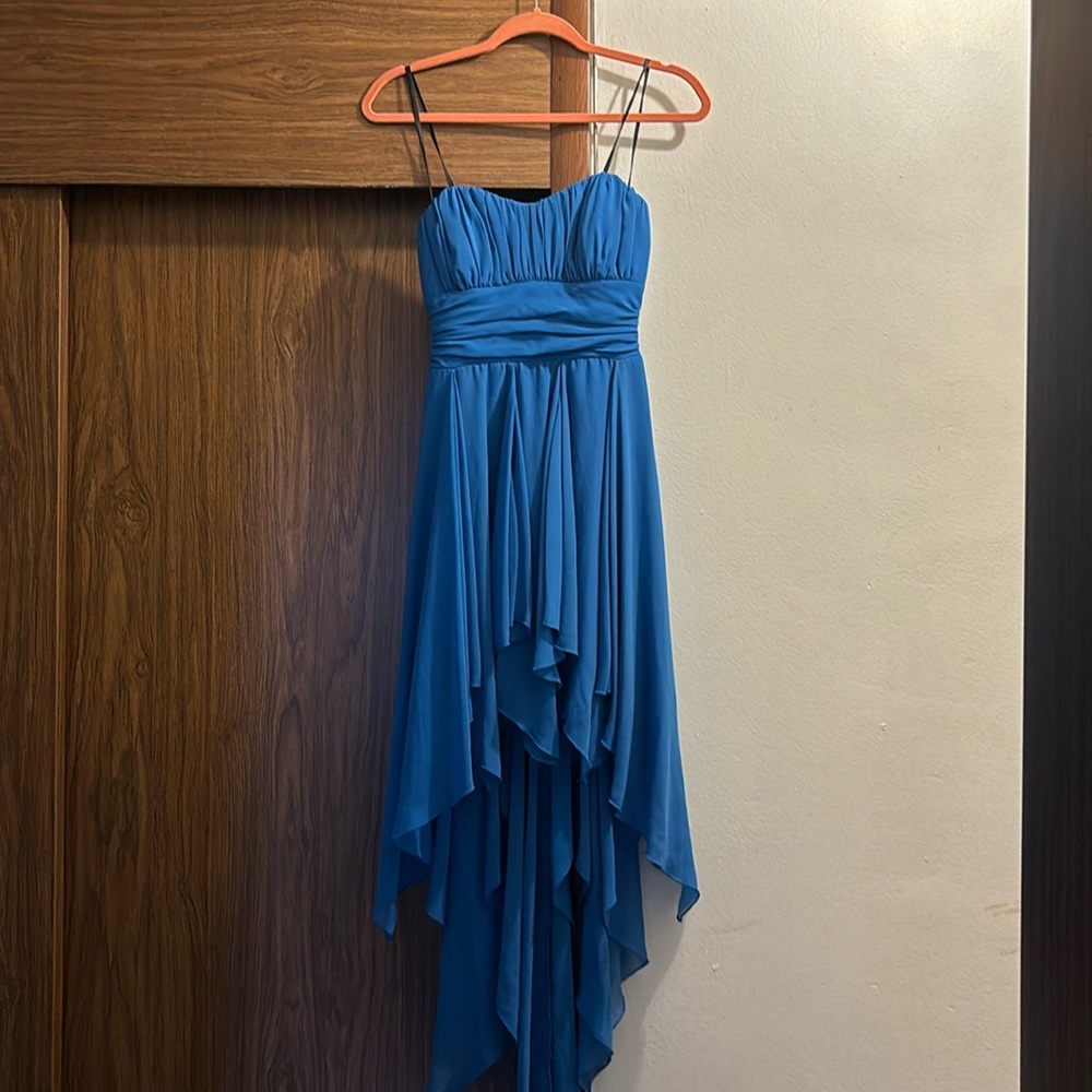 Blue prom/cocktail dress, Size 6